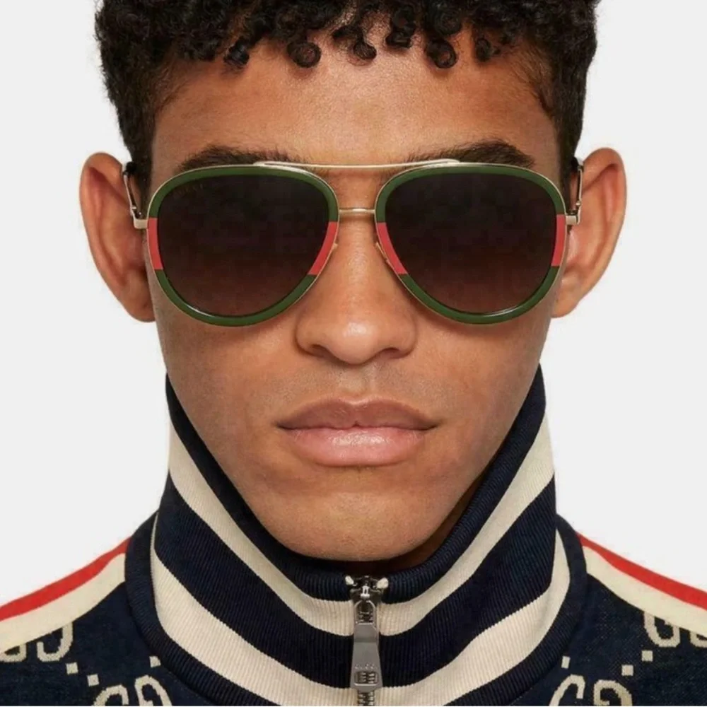NEW GUCCI GG0062S 003 UNISEX AVITOR SUNGLASSES GUCCI GG 0062S 003